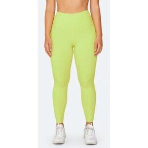 Set Active Neon Yellow/Green Leggings-sz Medium
